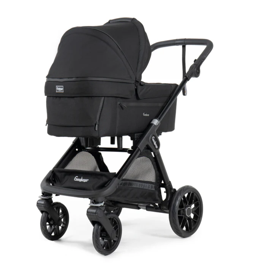Kinderwagen SENTO FLAT+ Urban Black EMMALJUNGA im Set mit Sportsitz | Kinderwagen kaufen 1010 Wien