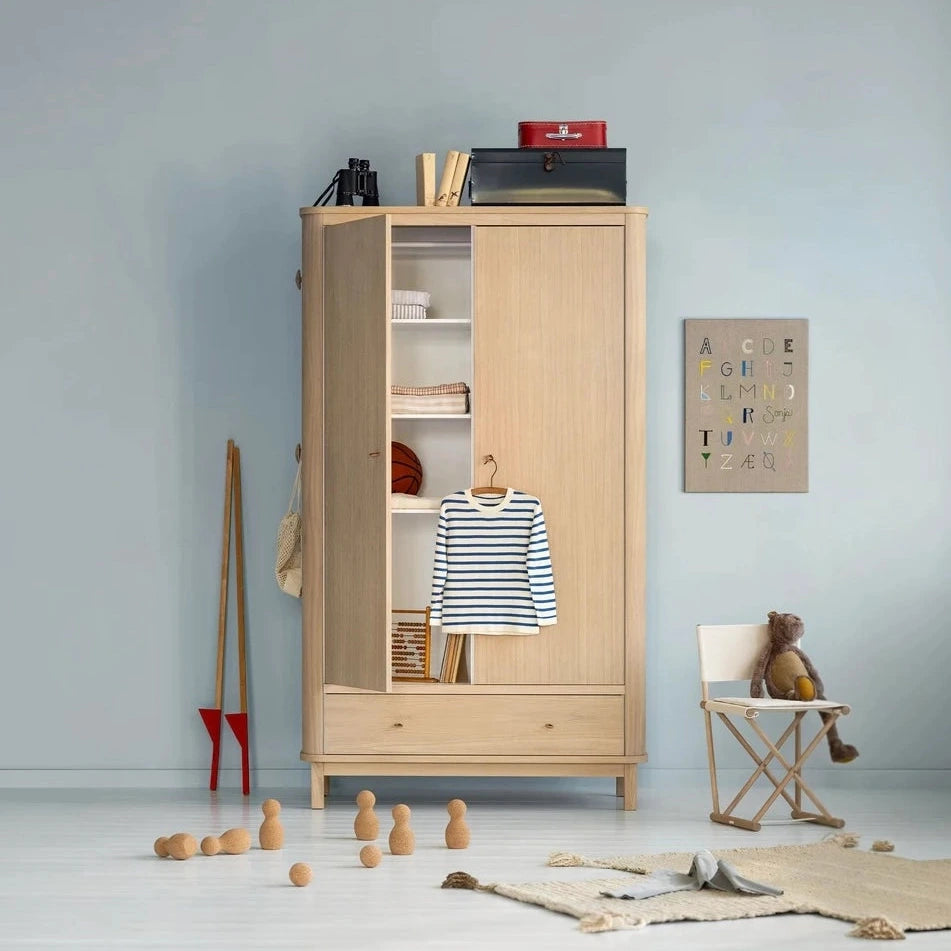 Oliver Furniture Kleiderschrank WOOD 2-türig EICHE