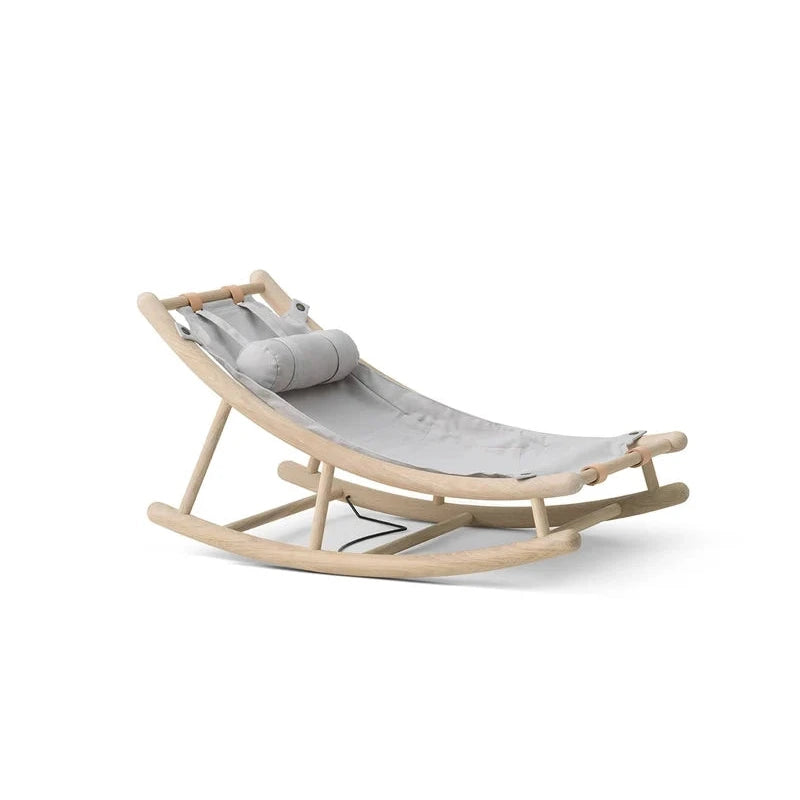 Oliver Furniture Baby- & Kleinkindwippe WOOD in EICHE / GRAU