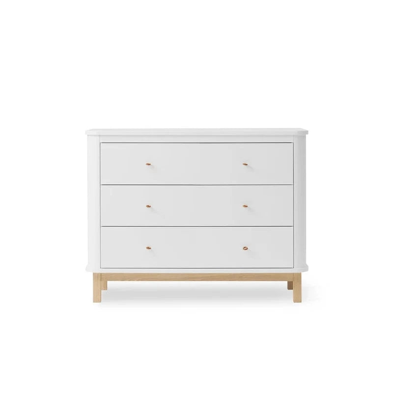 Oliver Furniture Wood Kommode WEISS / EICHE