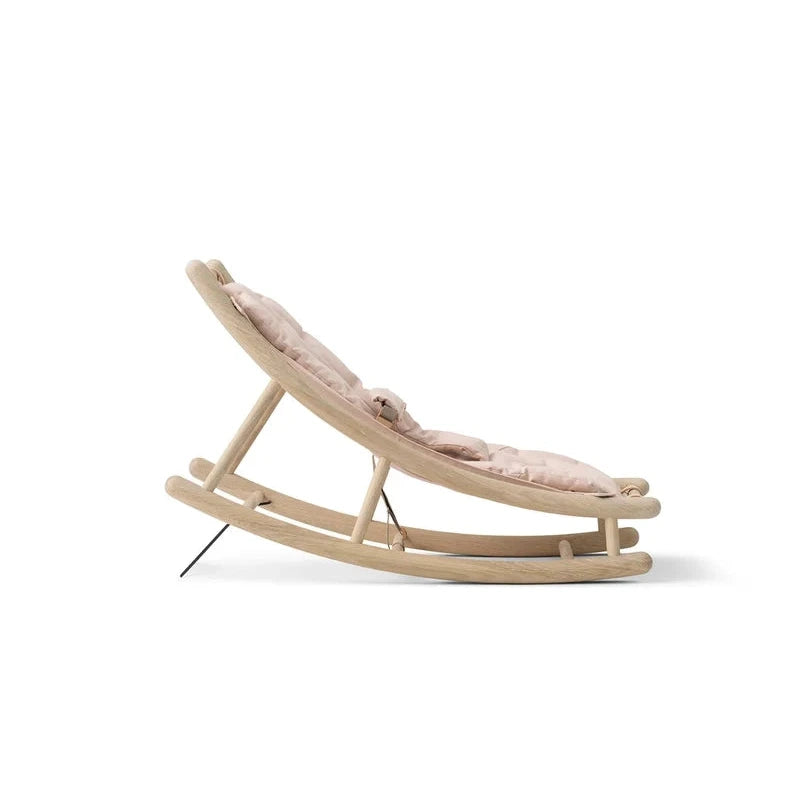Oliver Furniture Baby- & Kleinkindwippe WOOD in EICHE / ROSA
