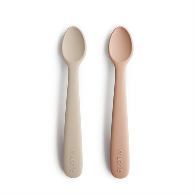 Babylöffel 2er Set blush / sand