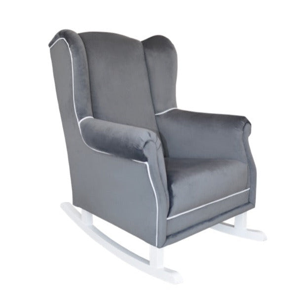 Schaukelsessel Schaukelstuhl Stillsessel graphite in klassischem Stil