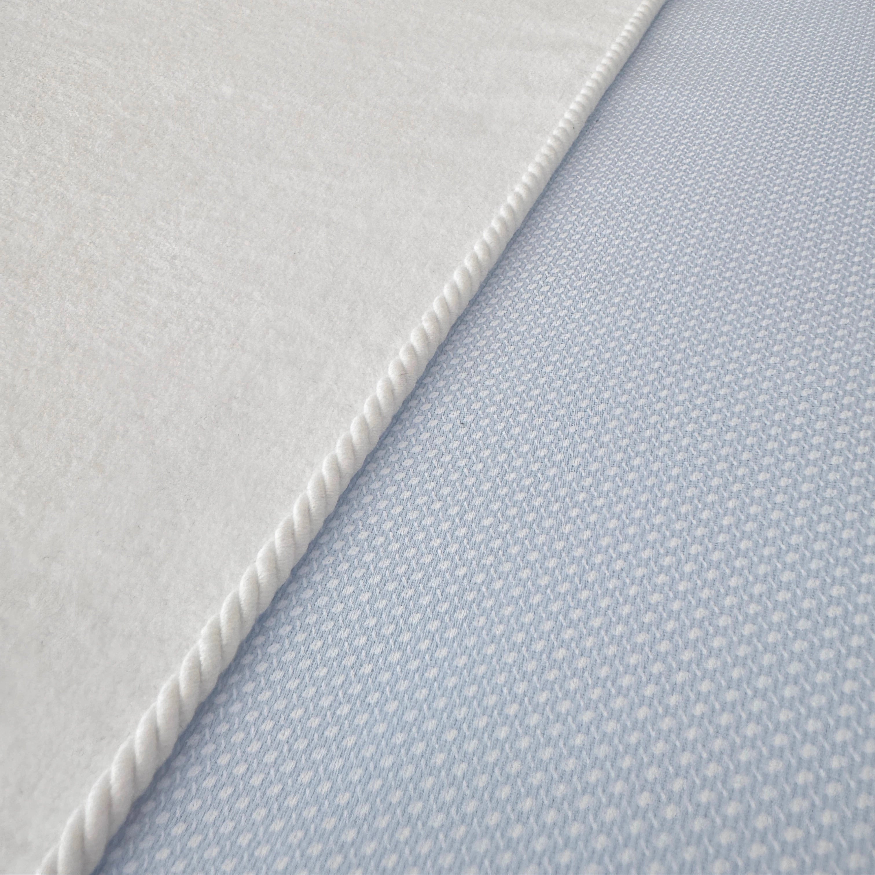 Wickelauflage ELEGANCE hypnotic hellblau