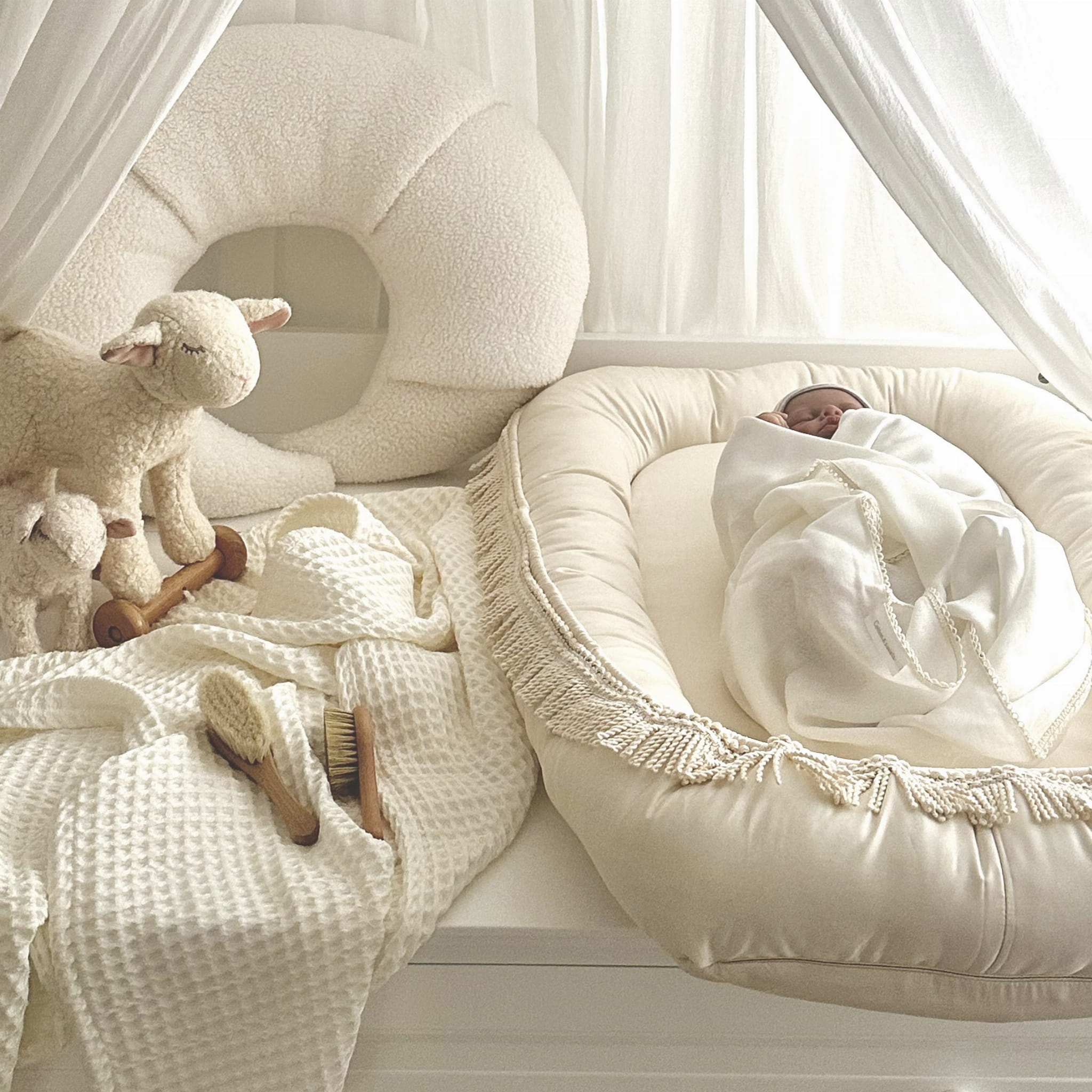 Babynest BOHO TWIST vanille