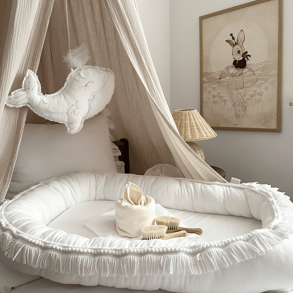 Babynest BOHO TWIST weiß