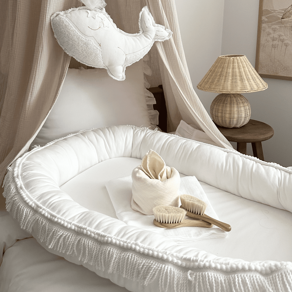 Babynest BOHO TWIST weiß