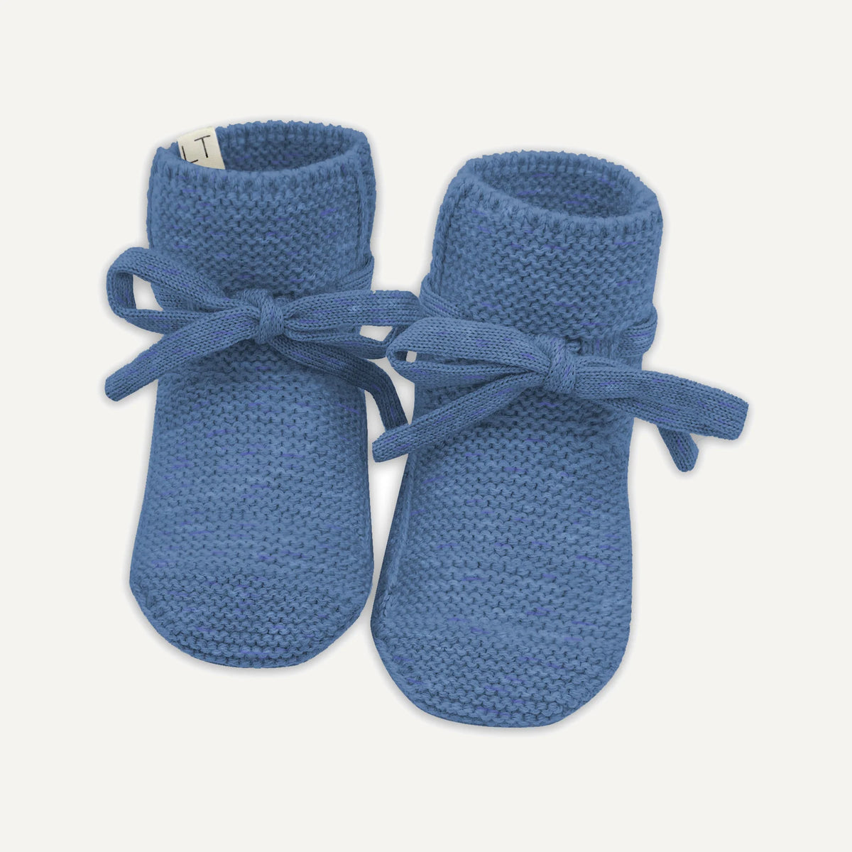 Babyschuhe aus Merinowolle - blau