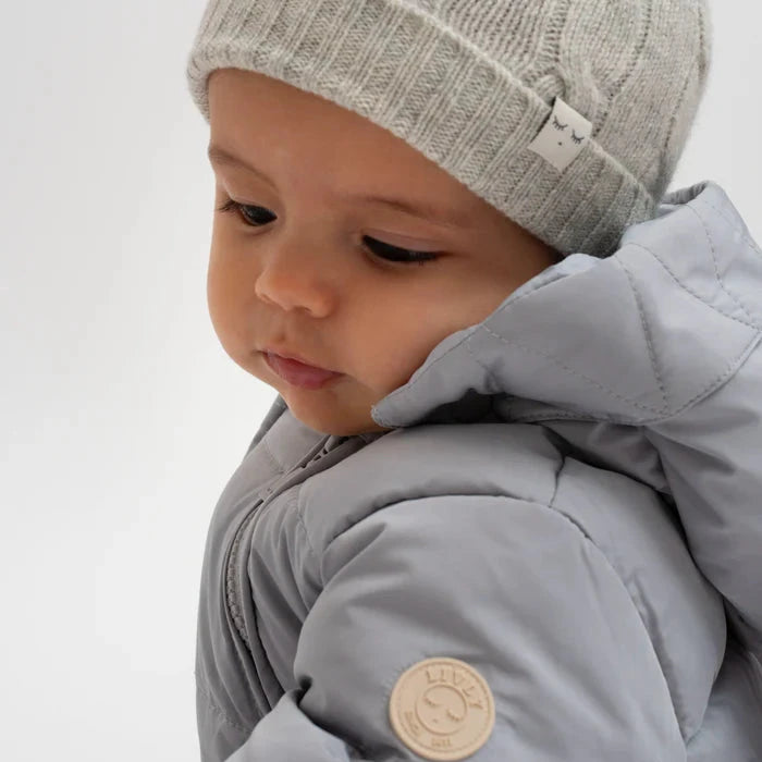 Baby Winteroverall mit Daunenfüllung - grau