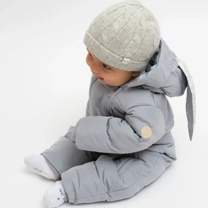 Baby Winteroverall mit Daunenfüllung - grau