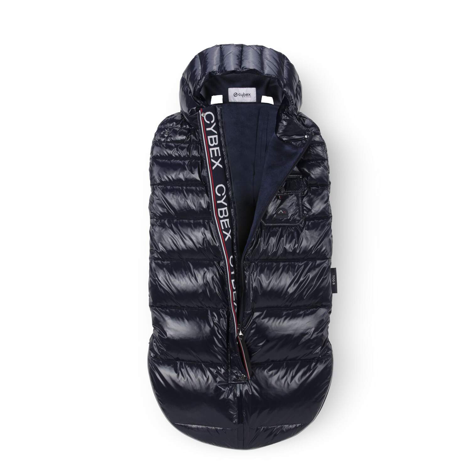 CYBEX Winter Fußsack Platinum mit Daunenfüllung dunkelblau