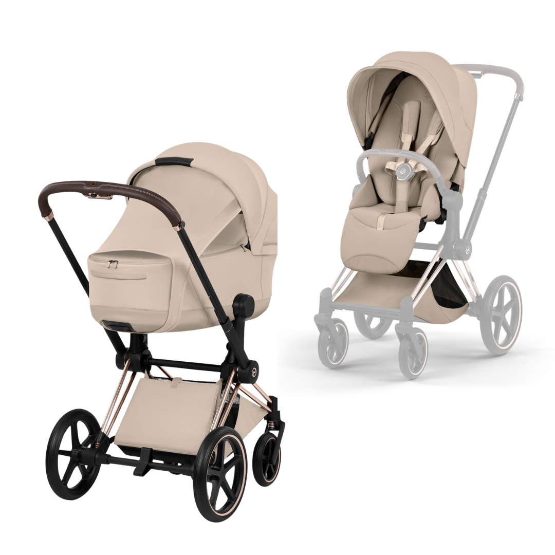 cybex kinderwagen bewertung Cybex Kinderwagen Priam 5.0 STYLE rosegold / cozy beige – harmony ambiente