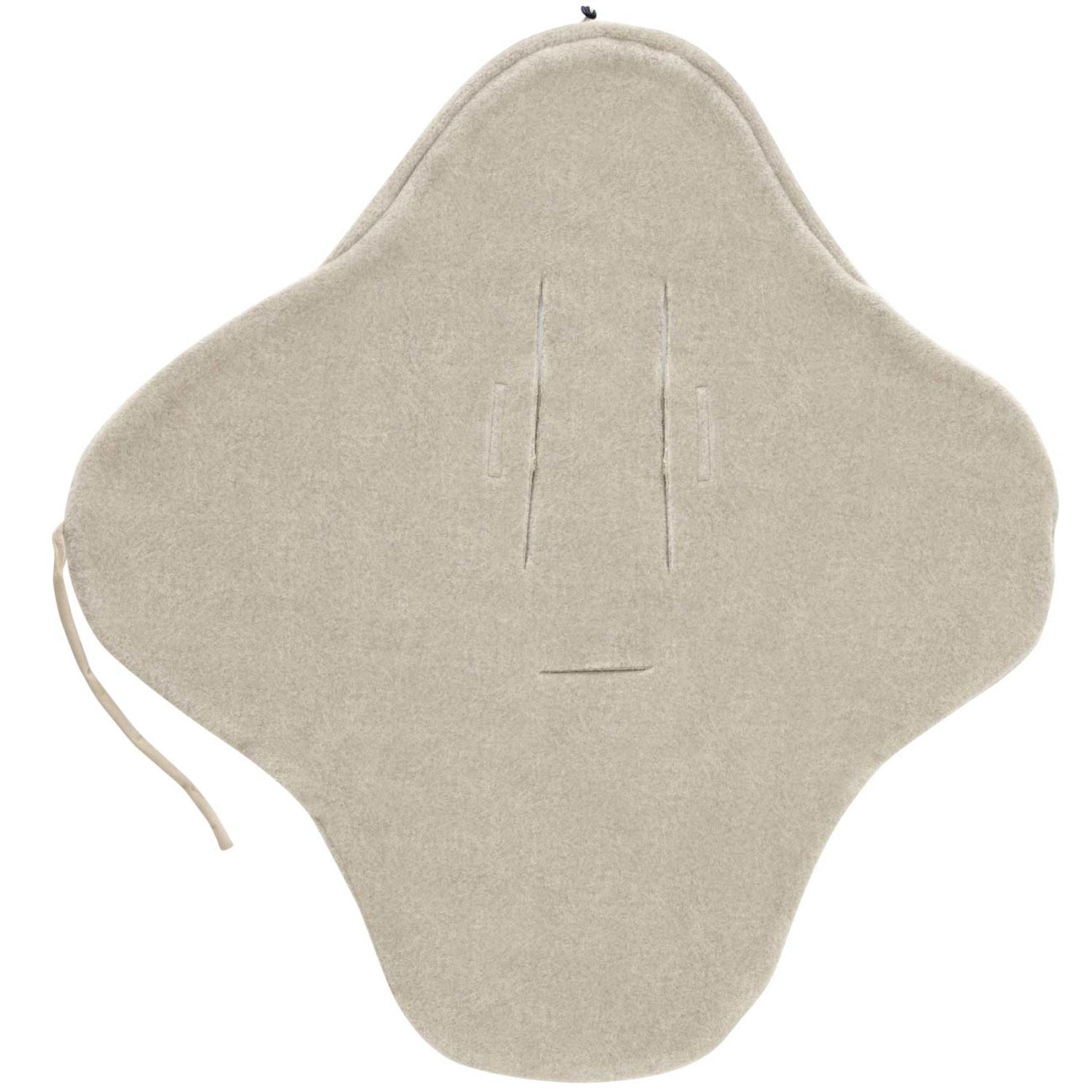 Einschlagdecke aus Schurwolle beige - für Babyschale & Kinderwagen