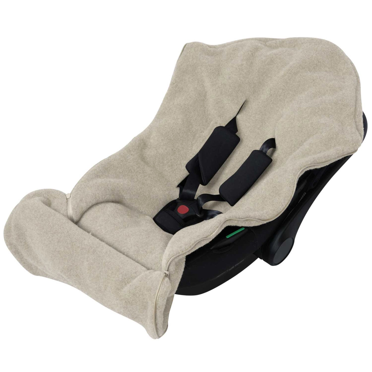 Mini Fußsack aus Premium-Schafwolle beige