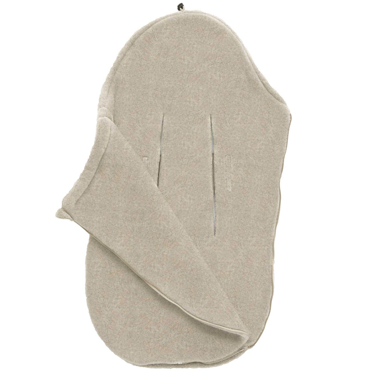 Mini Fußsack aus Premium-Schafwolle beige