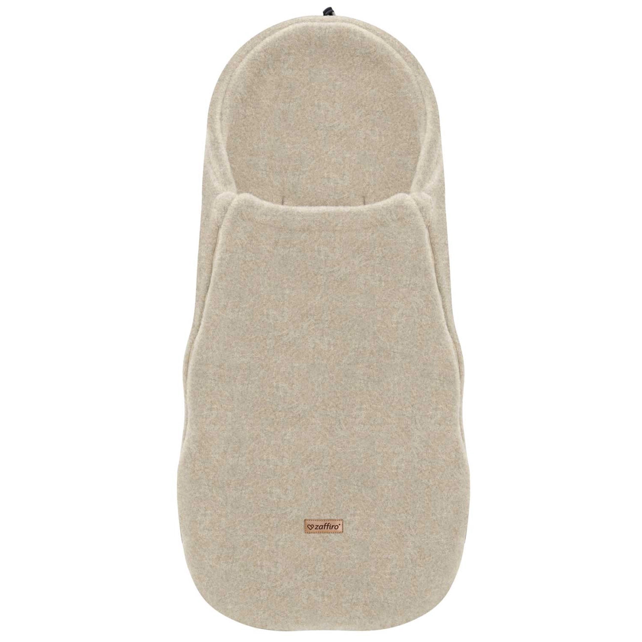 Zaffiro Mini Fußsack aus Premium Schafwolle beige