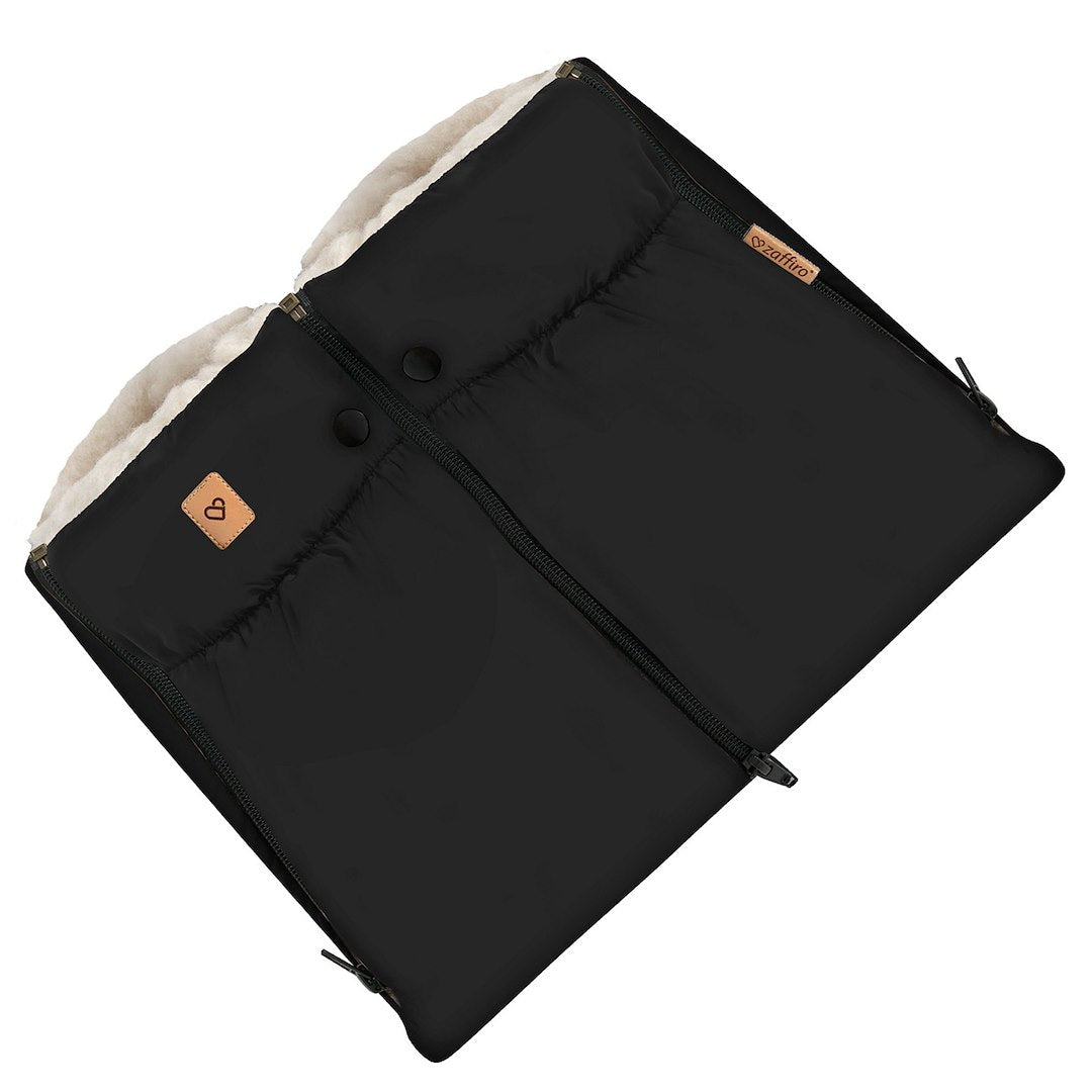 Handwärmer Aspen mit Premium-Schafwolle schwarz