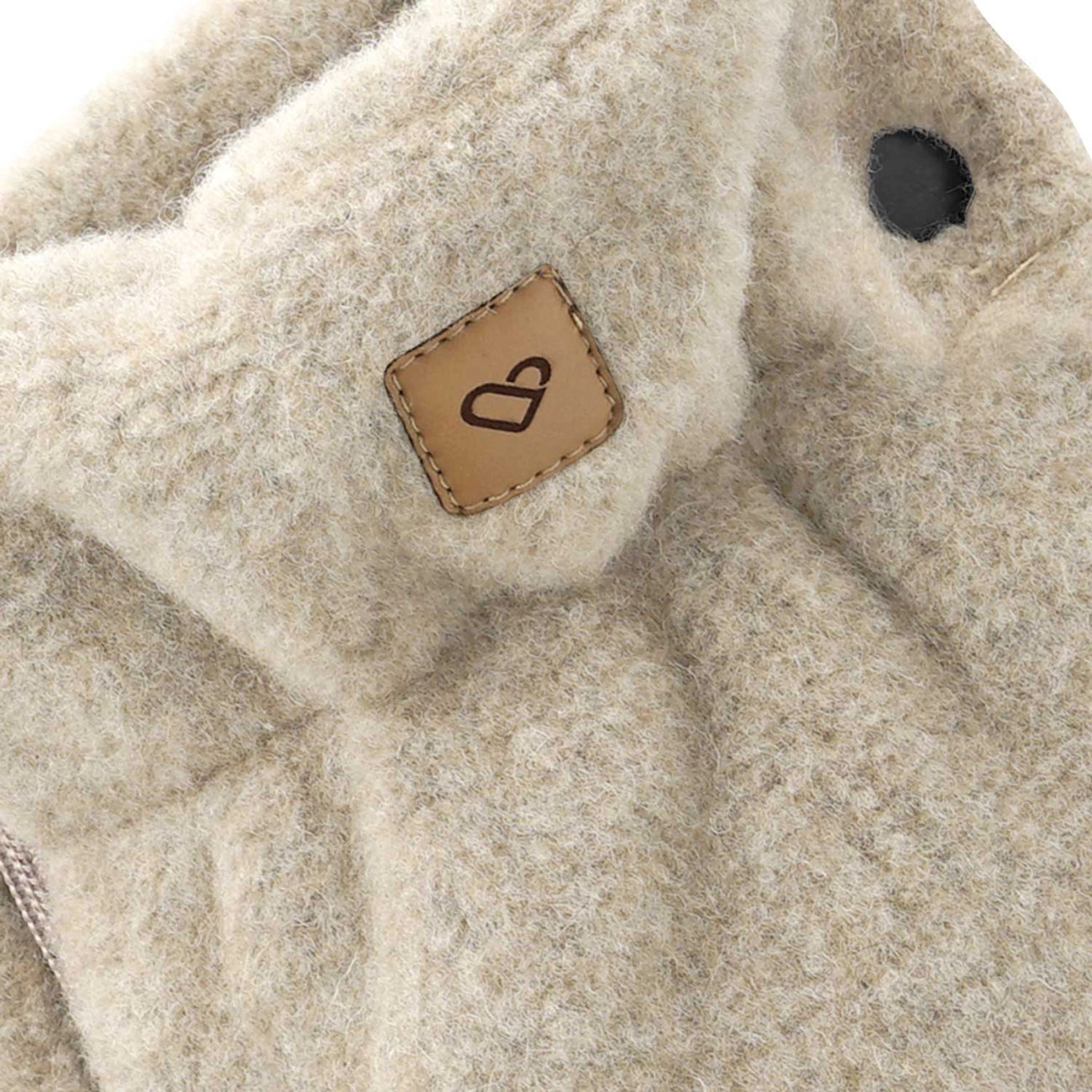 Handwärmer aus Premium-Schafwolle beige