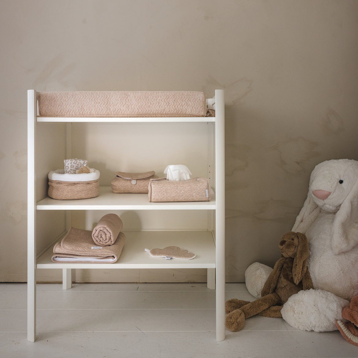 Pucktuch 120x120 cm camel