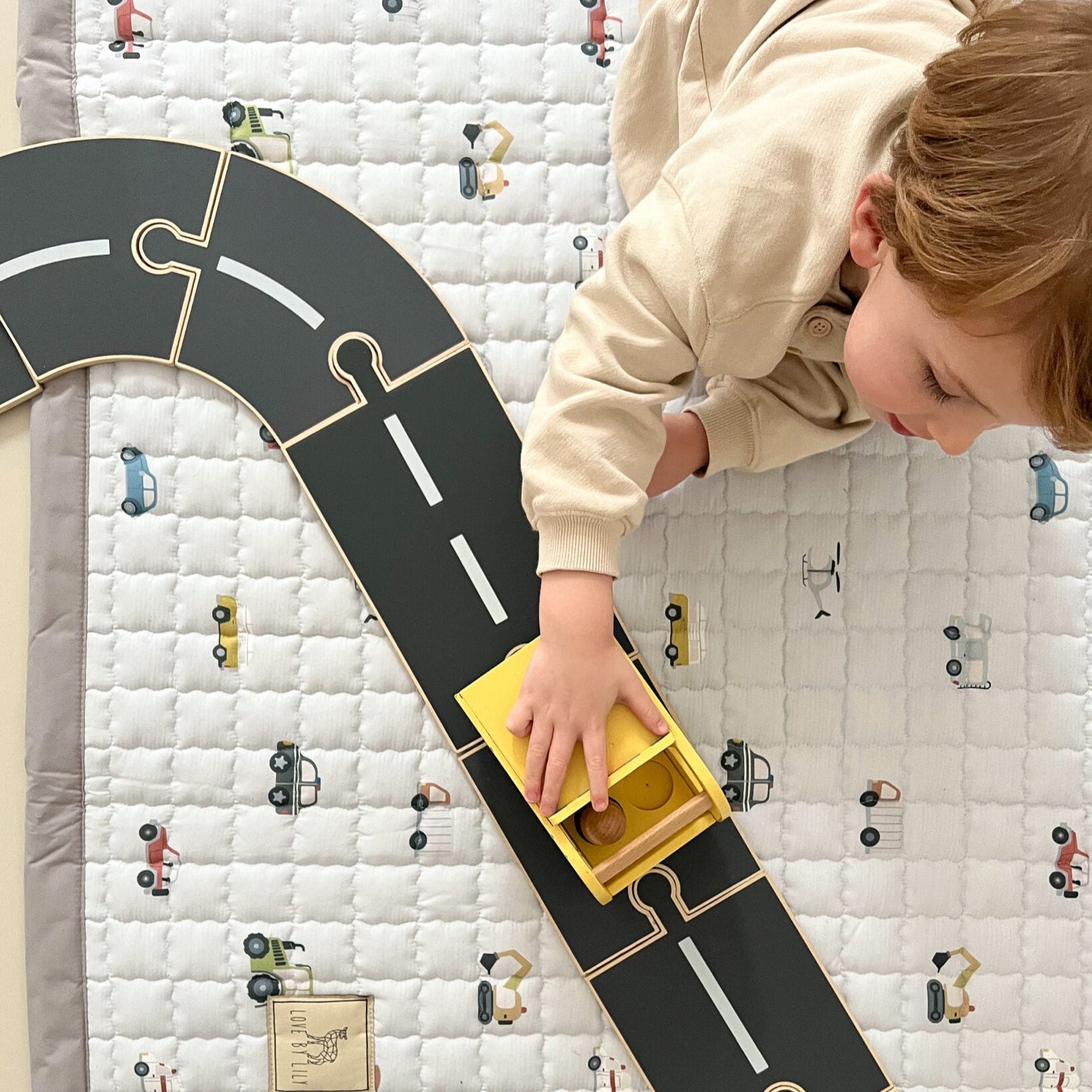 Krabbelmatte / Spielmatte On the road