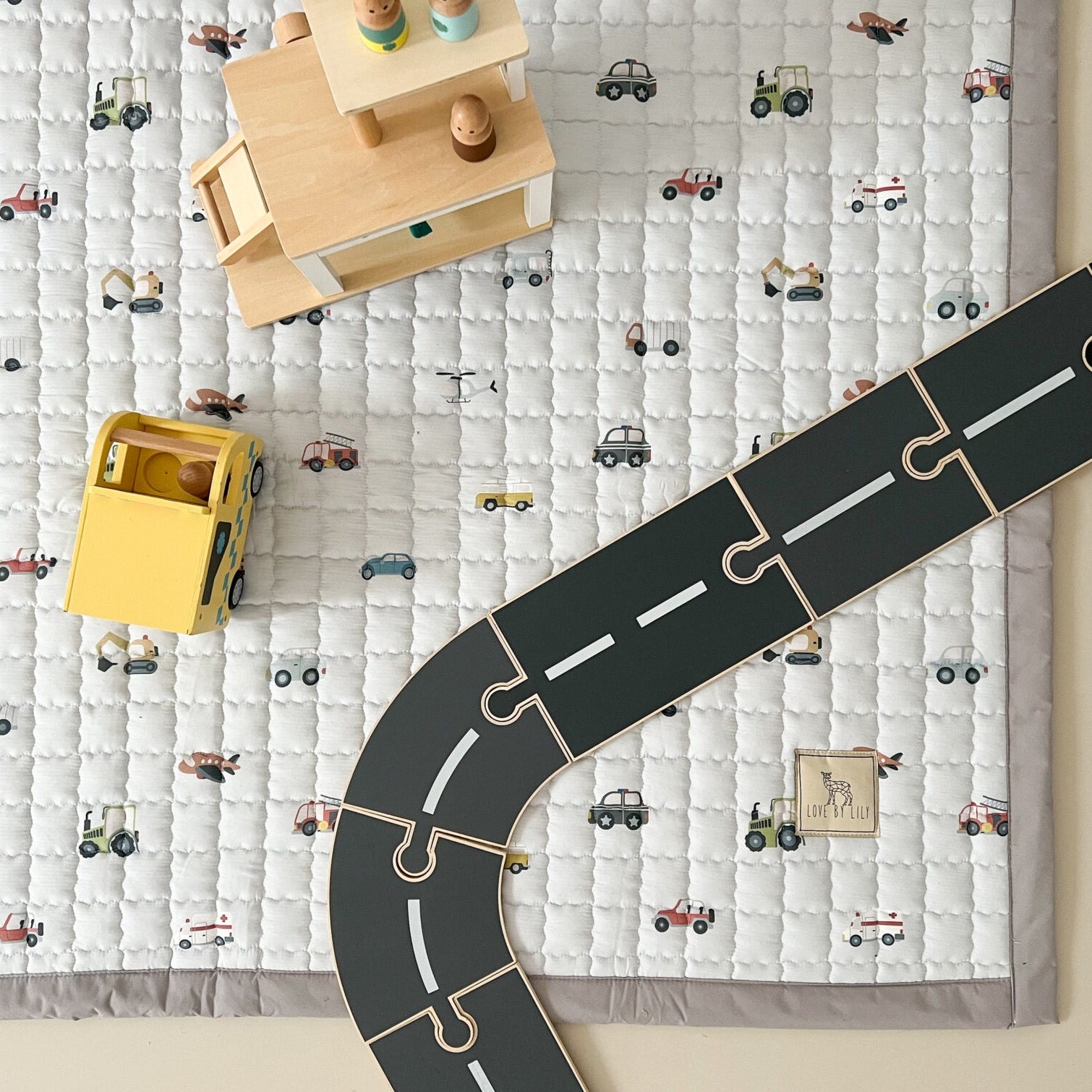 Krabbelmatte / Spielmatte On the road