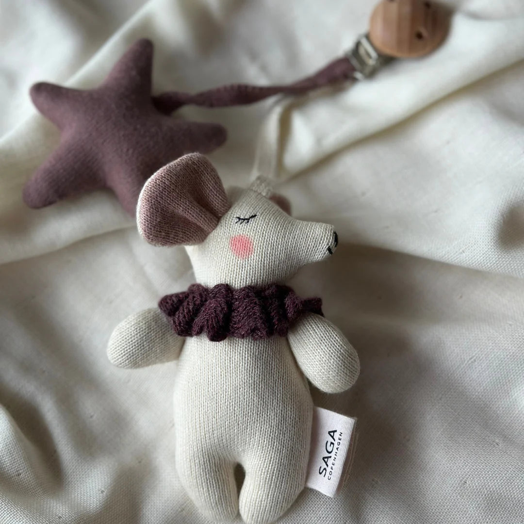 Kinderwagen Anhänger "Maus" fawn