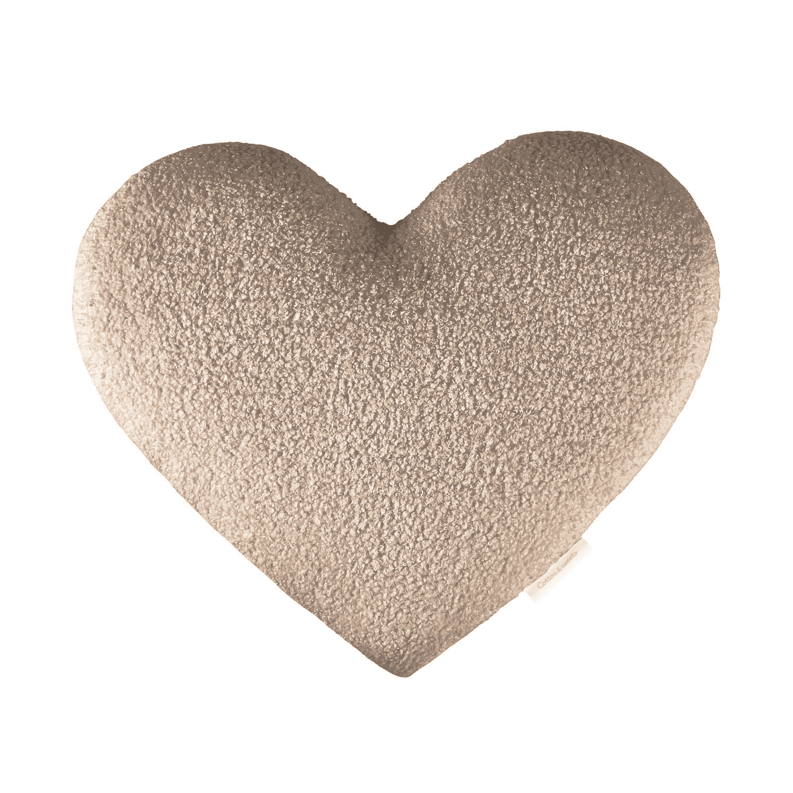 Dekokissen BOHO Boucle Herz chocolate