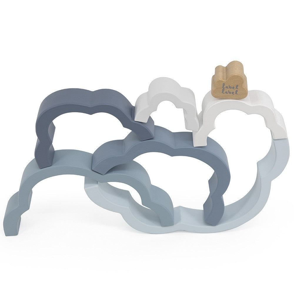 Regenbogen Puzzle Wolken blau ab 12 Monaten