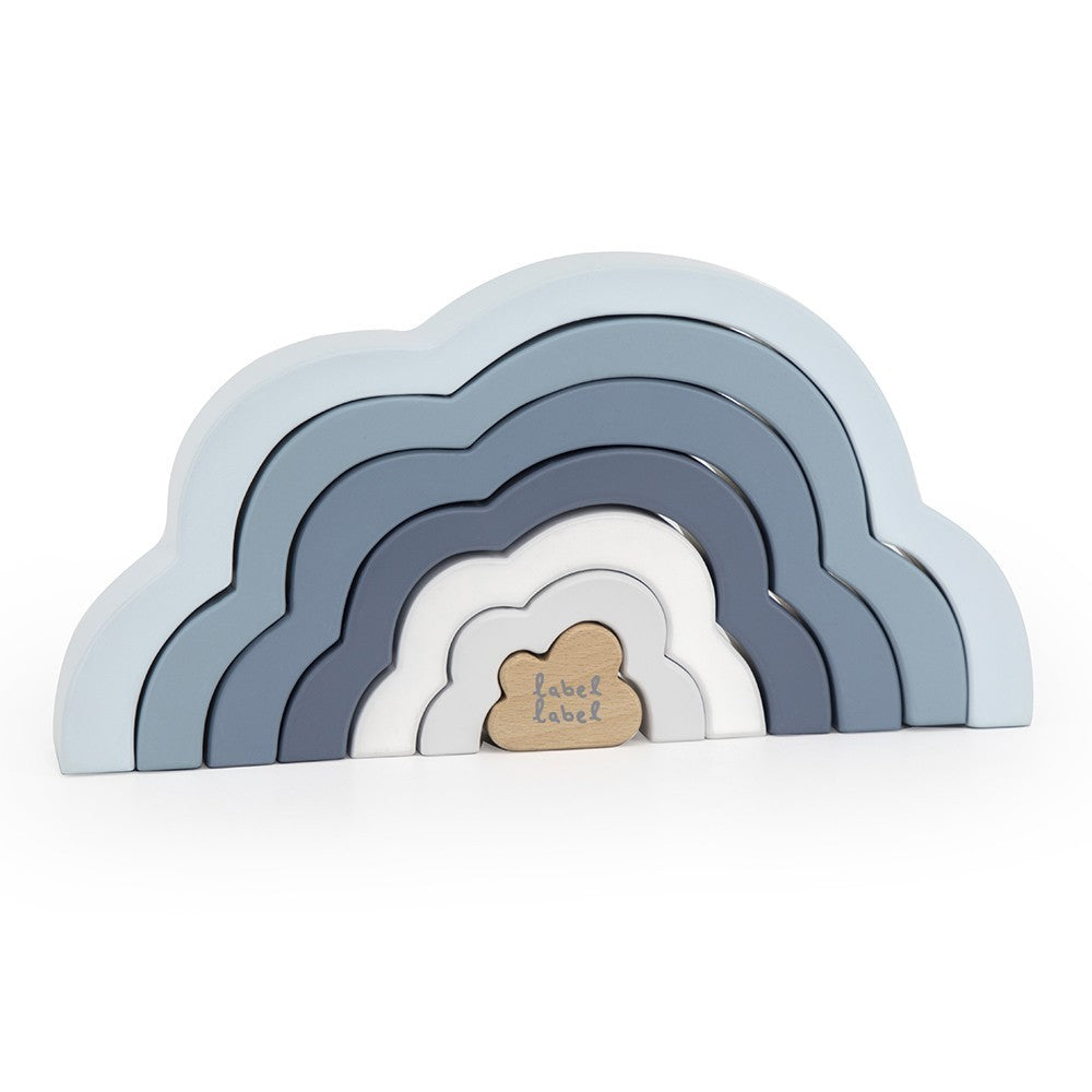 Regenbogen Puzzle Wolken blau ab 12 Monaten