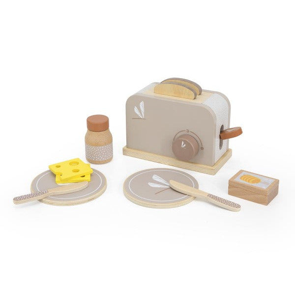 Kinder Toaster aus Holz nougat ab 3 Jahren