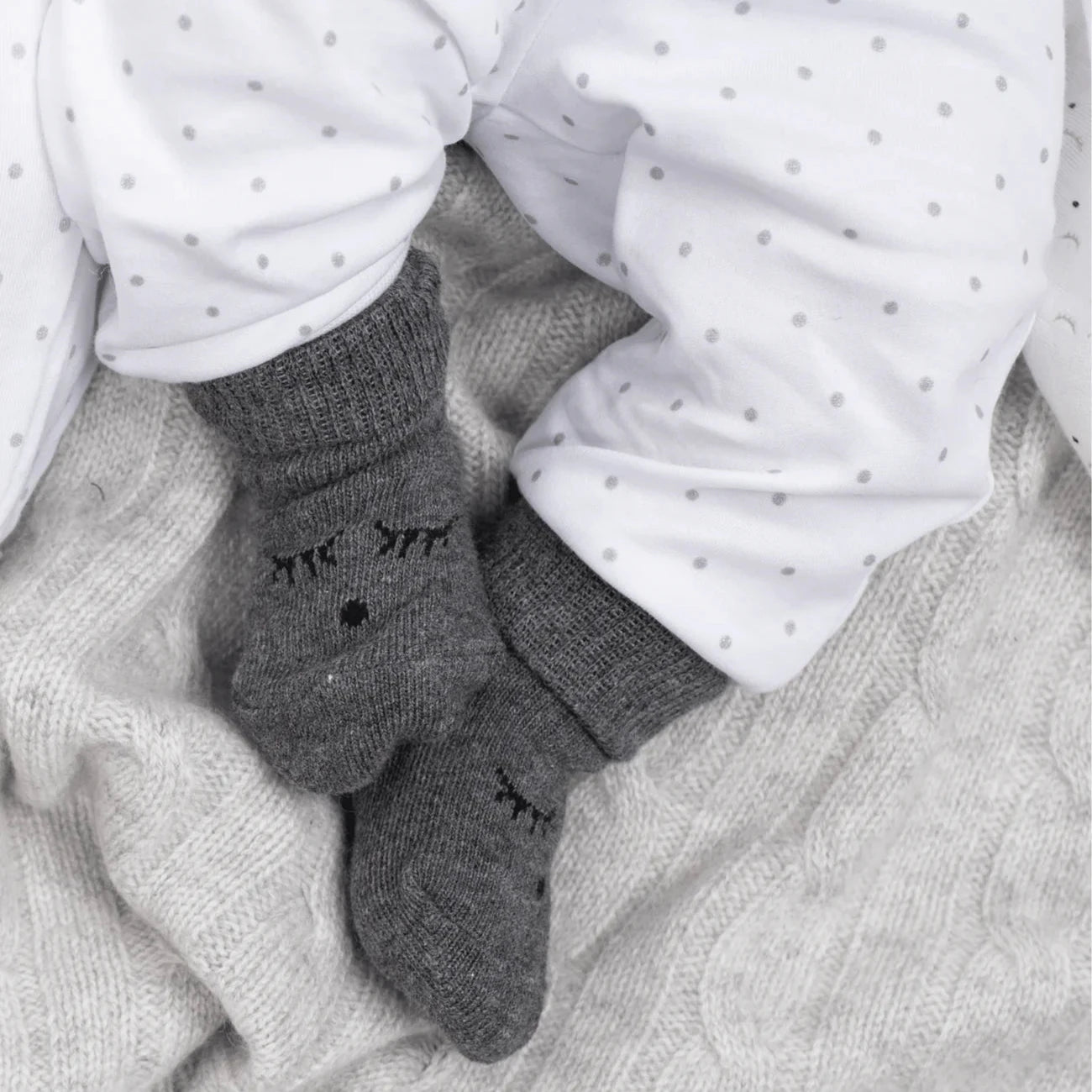 Livly Baby Socken grau