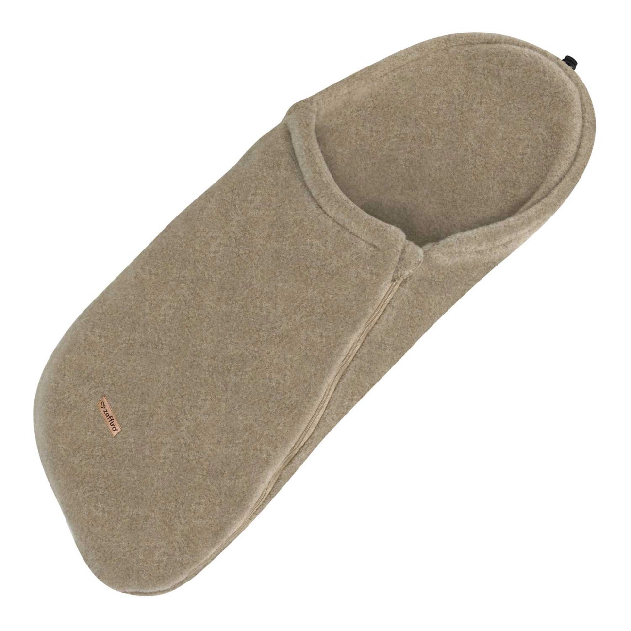 Mini Fußsack aus Premium-Schafwolle braun