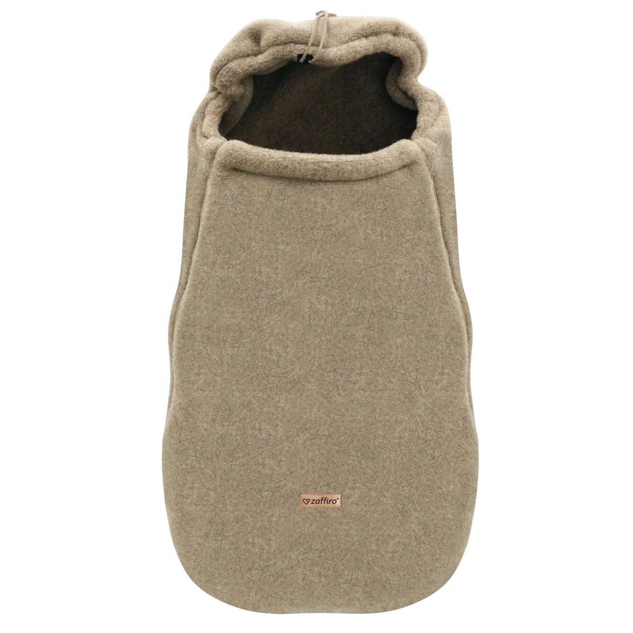 Mini Fußsack aus Premium-Schafwolle braun