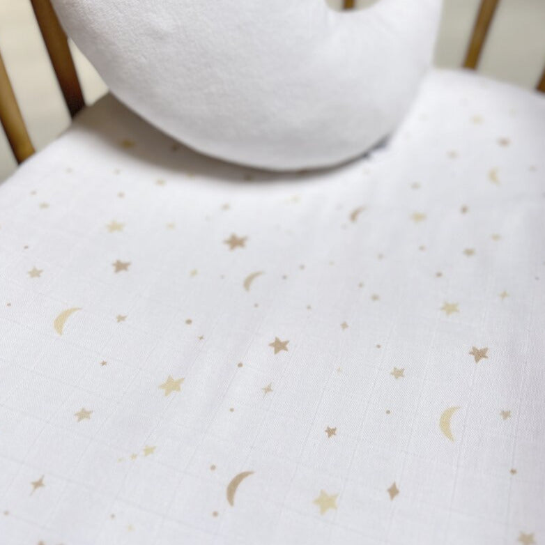 Pucktuch Moon & Stars 120x120 cm