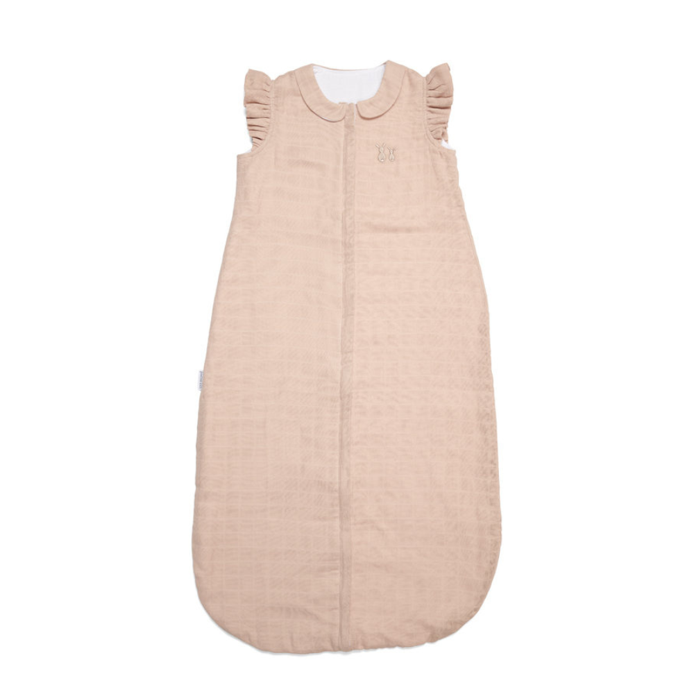 Sommer Schlafsack mit Rüschen camel - 90 cm
