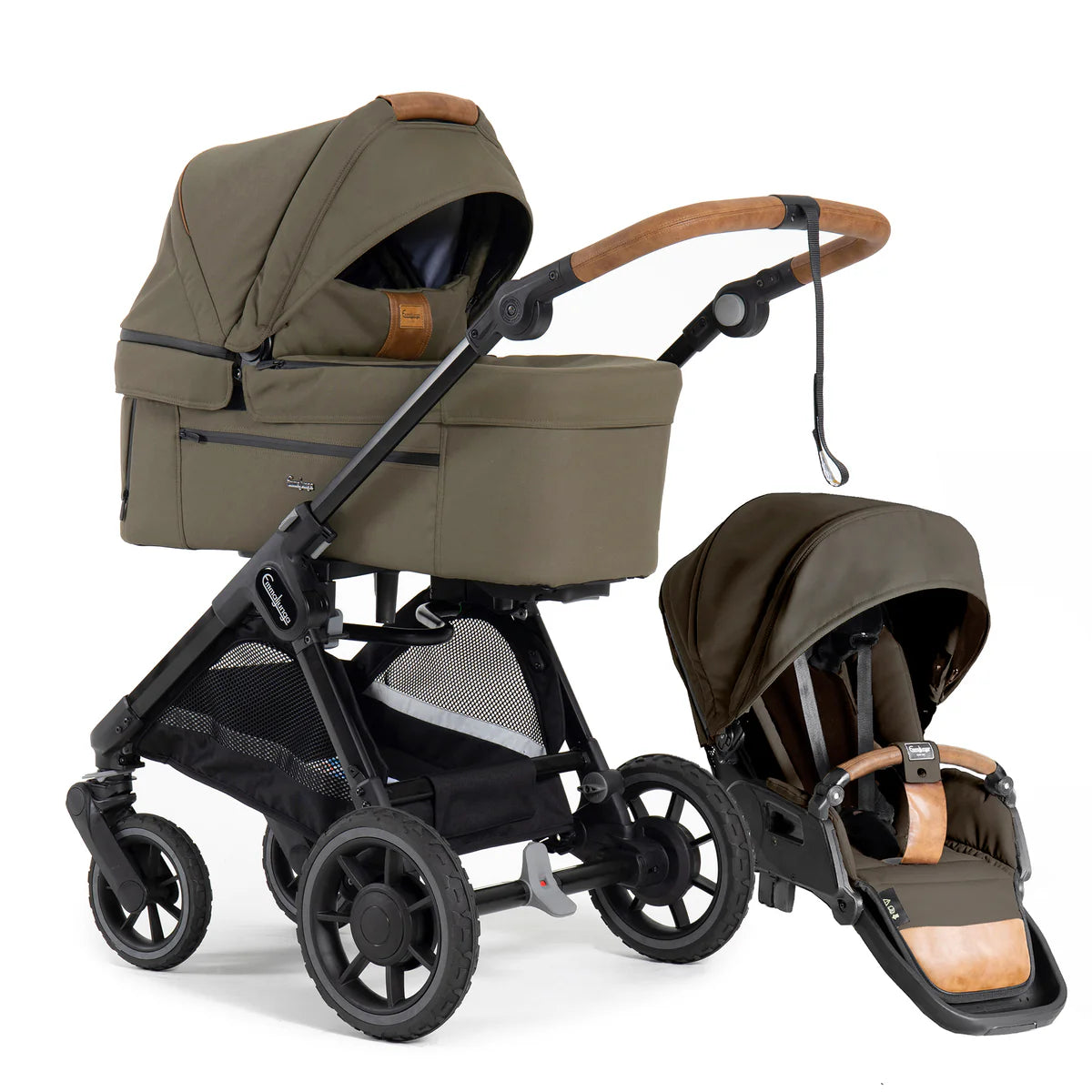 Kinderwagen SENTO FLAT+ Outdoor Olive