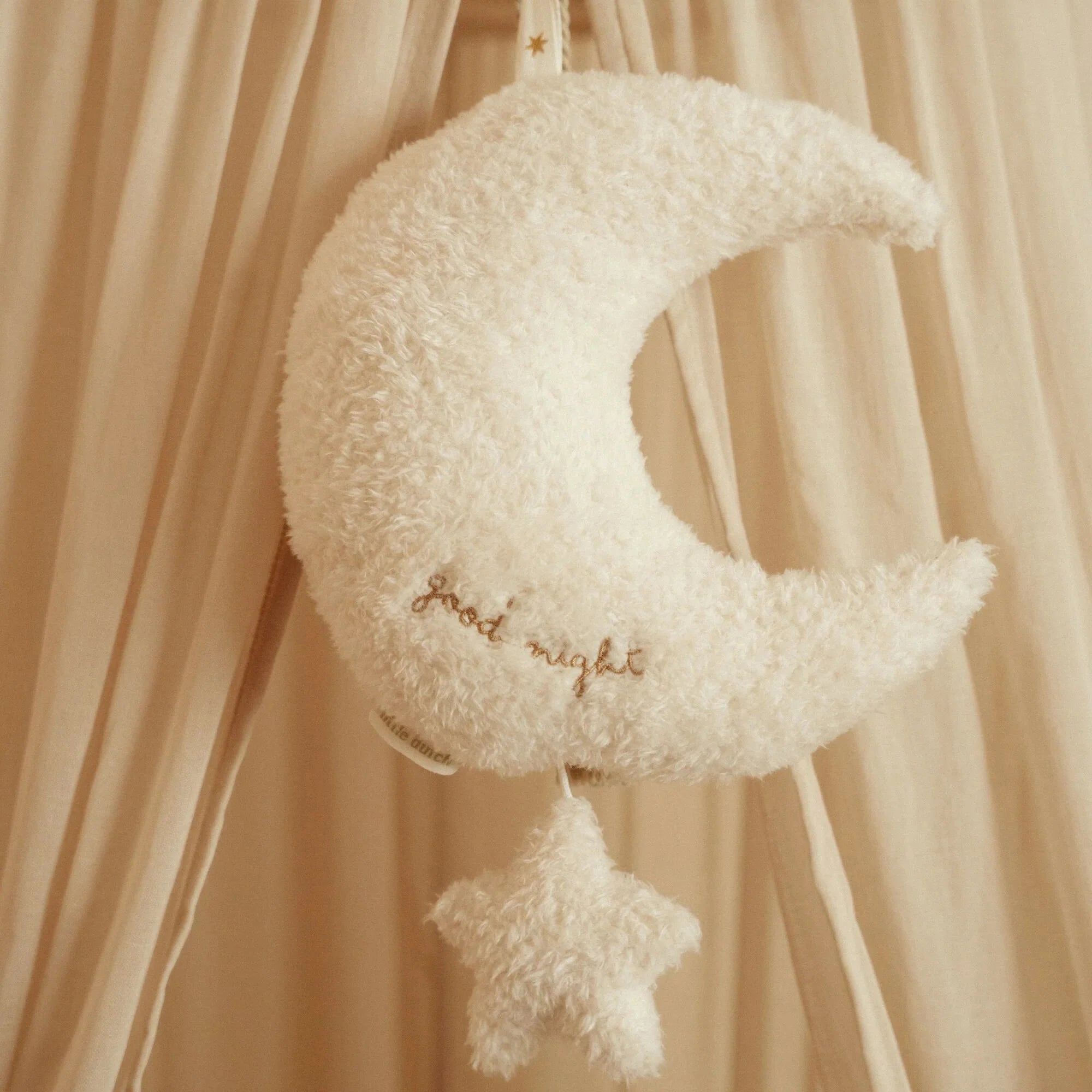 Little Dutch Spieluhr Mond mit Stern Details