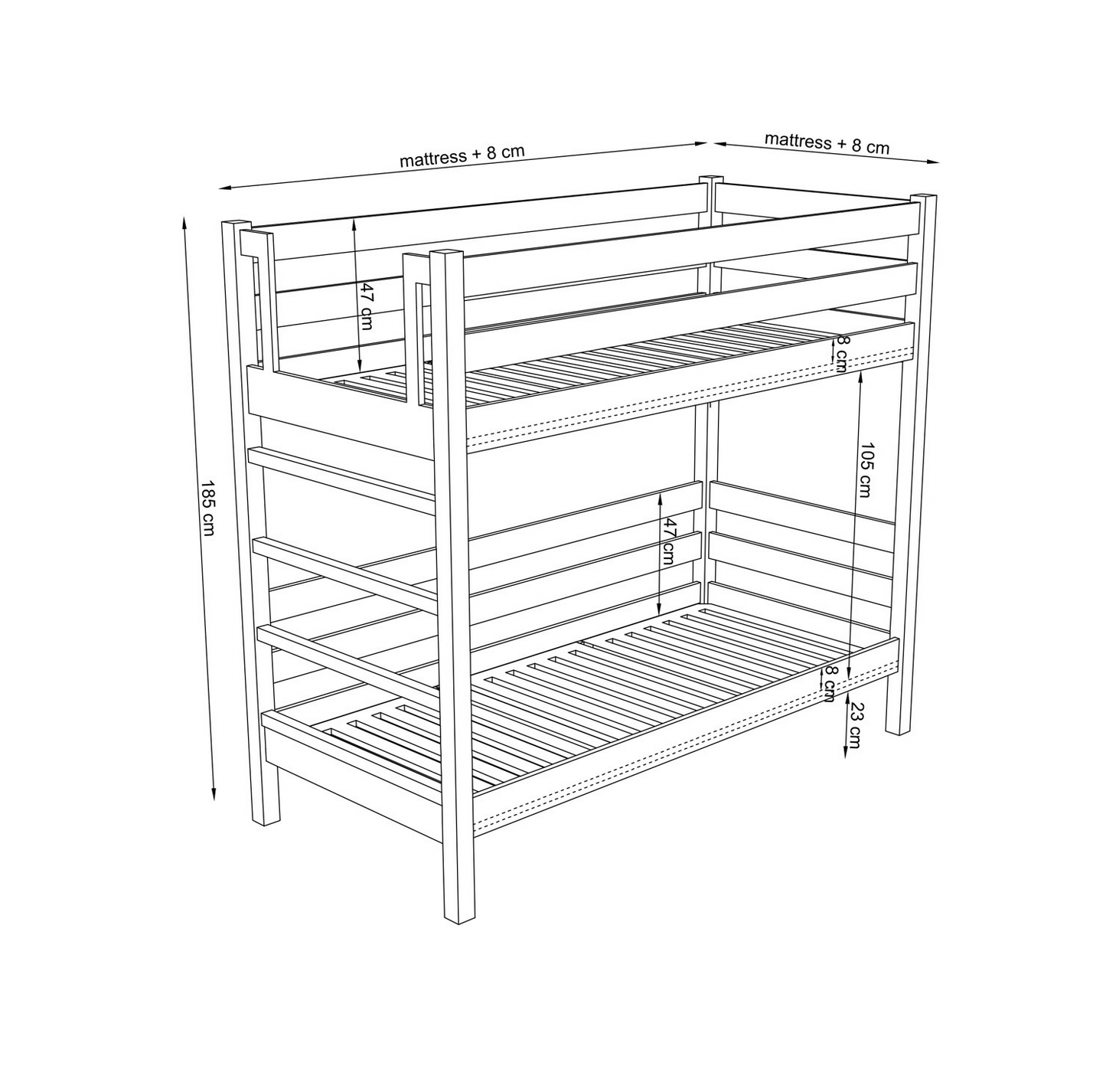 Stockbett WOODY 03