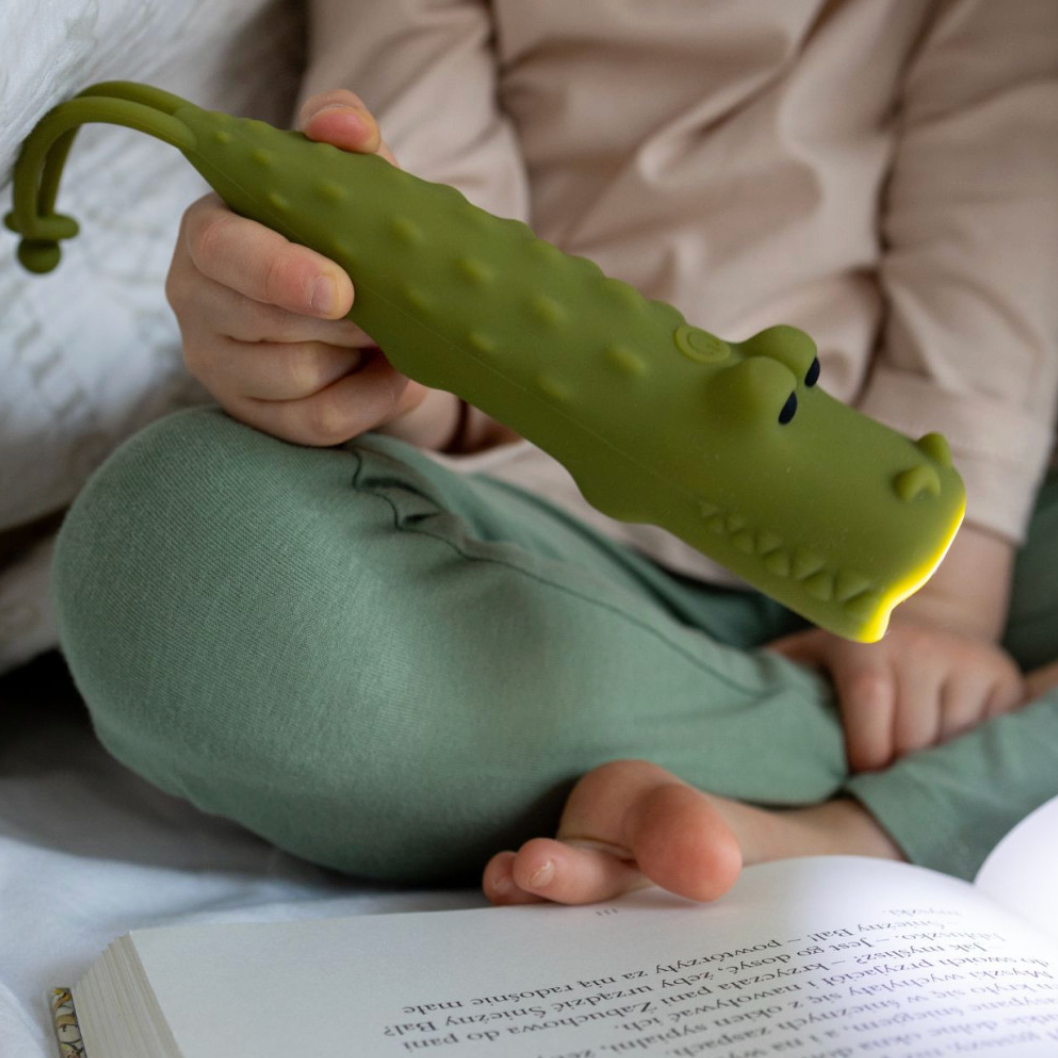 Kinder Taschenlampe Krokodil grün