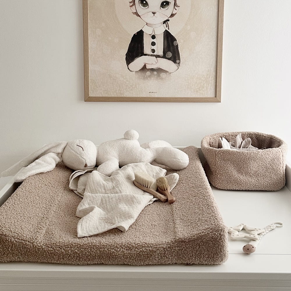 Cotton & Sweets Wickelauflage Boho Boucle chocolate