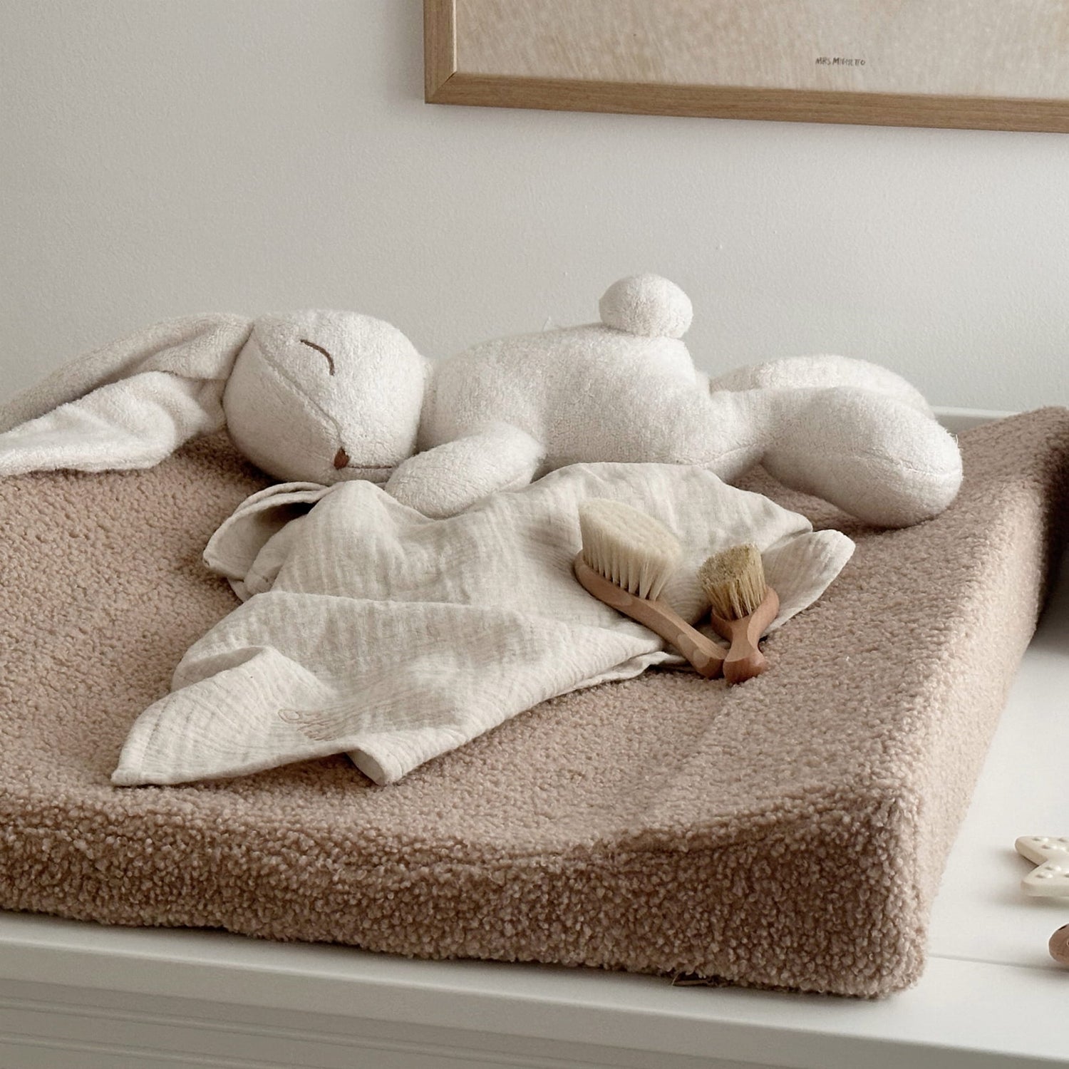 Cotton & Sweets Wickelauflage Boho Boucle chocolate