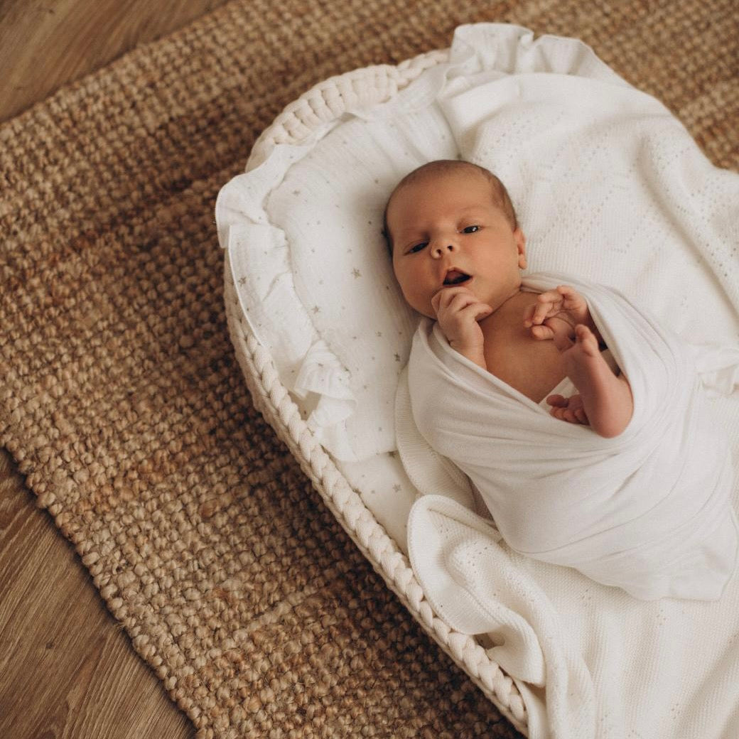 Geflochtener Wickelkorb