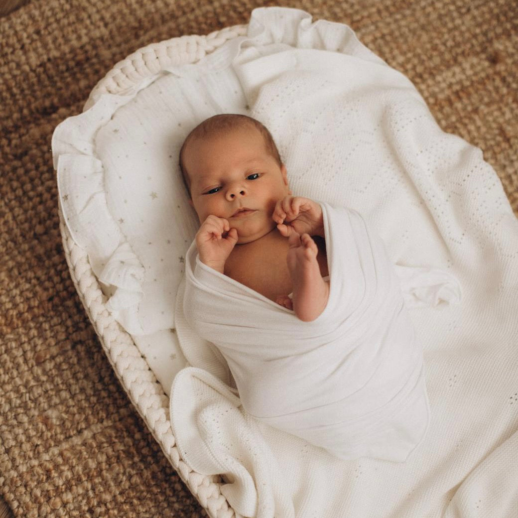 Geflochtener Wickelkorb