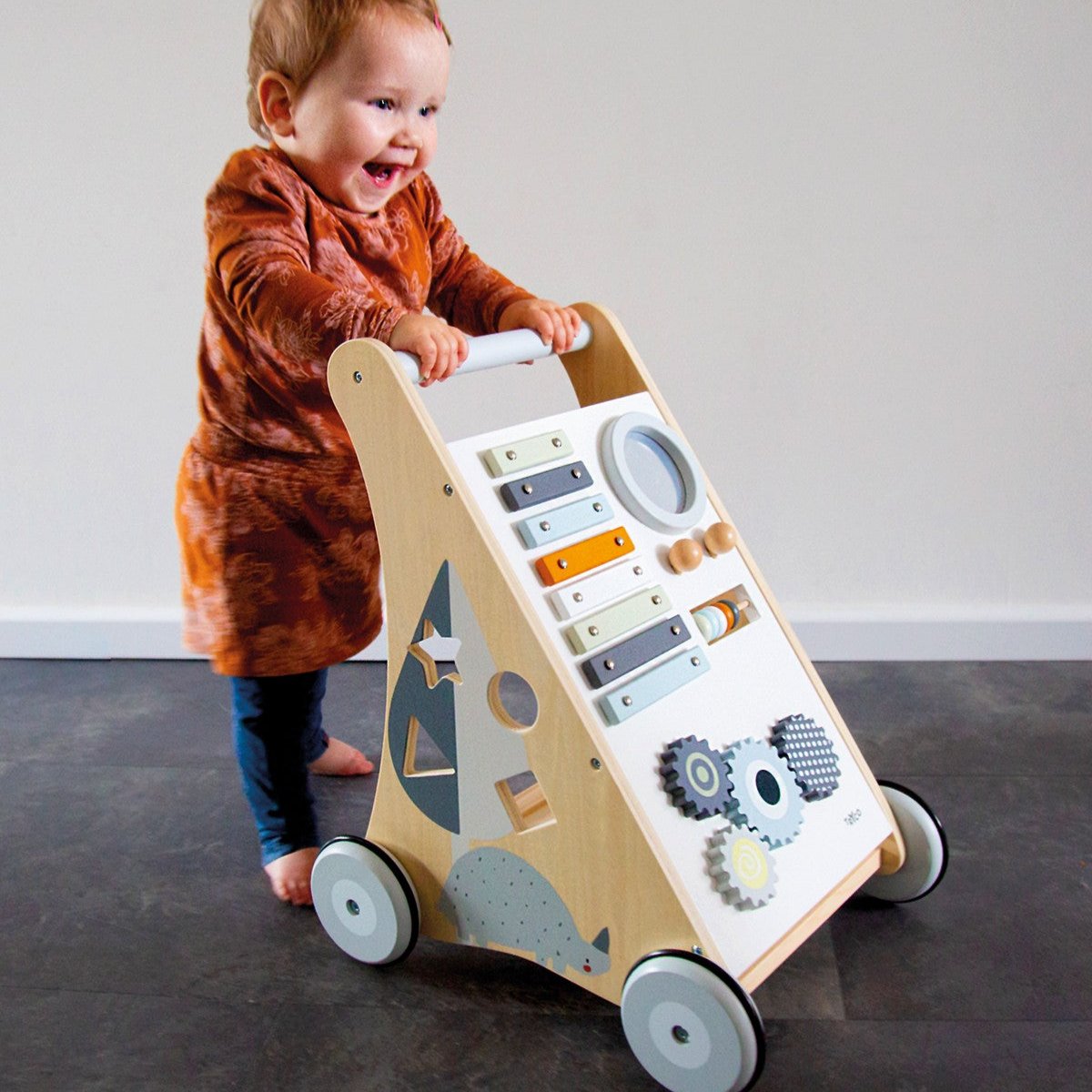 Baby Lauflernwagen aus Holz ab 12 Monaten