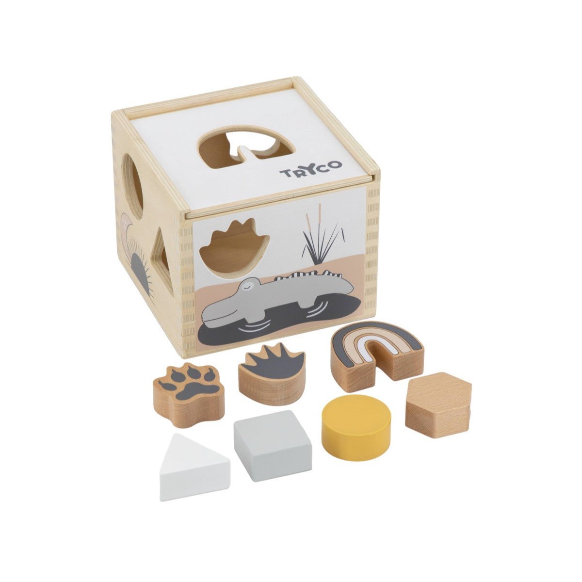 Sortierbox "Footprint" aus Holz ab 12 Monaten