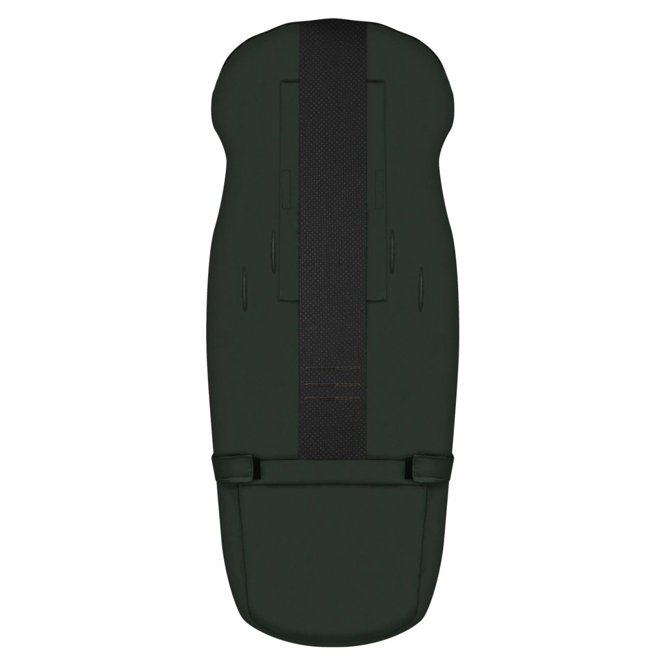 Fußsack GrowUP Nordico bottle green mit BASIC-Schafwolle - mitwachsend