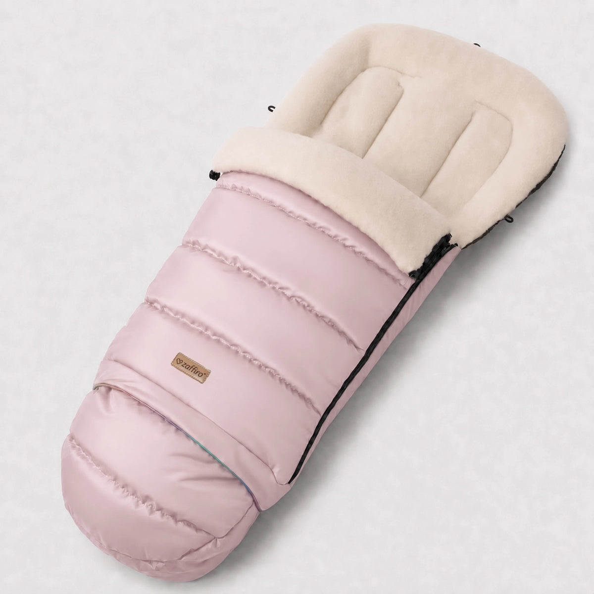 Zaffiro Fußsack iGrow Aspen rosa mit PREMIUM-Schafwolle - mitwachsend