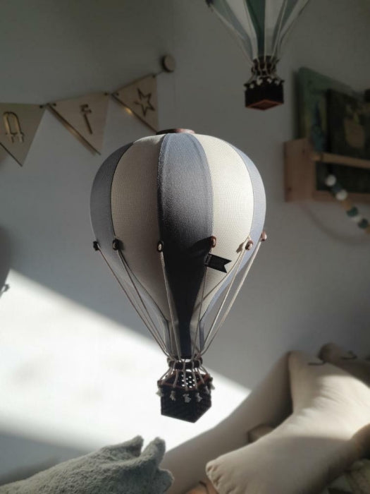 Heißluftballon grau / vanille