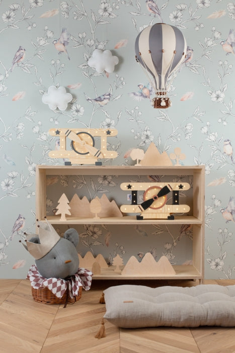 Heißluftballon grau / vanille