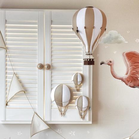Ballon weiß beige Babyzimmerdeko online kaufen